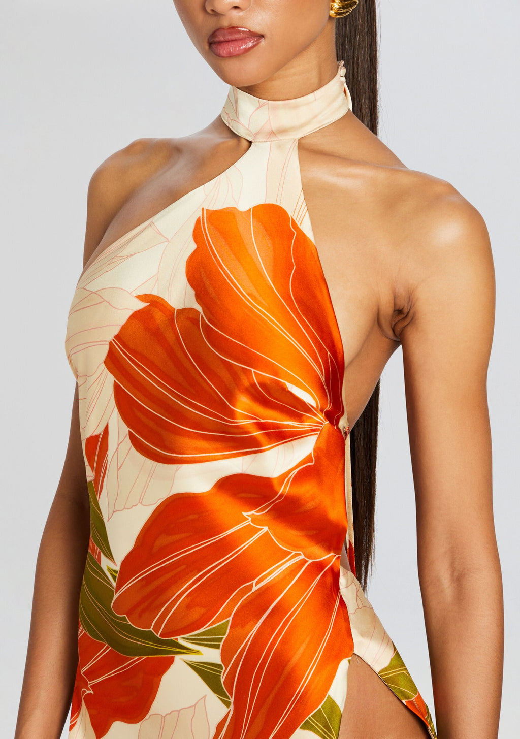 Jagger Dress by retrofête in Neutral Botanical, product image 2