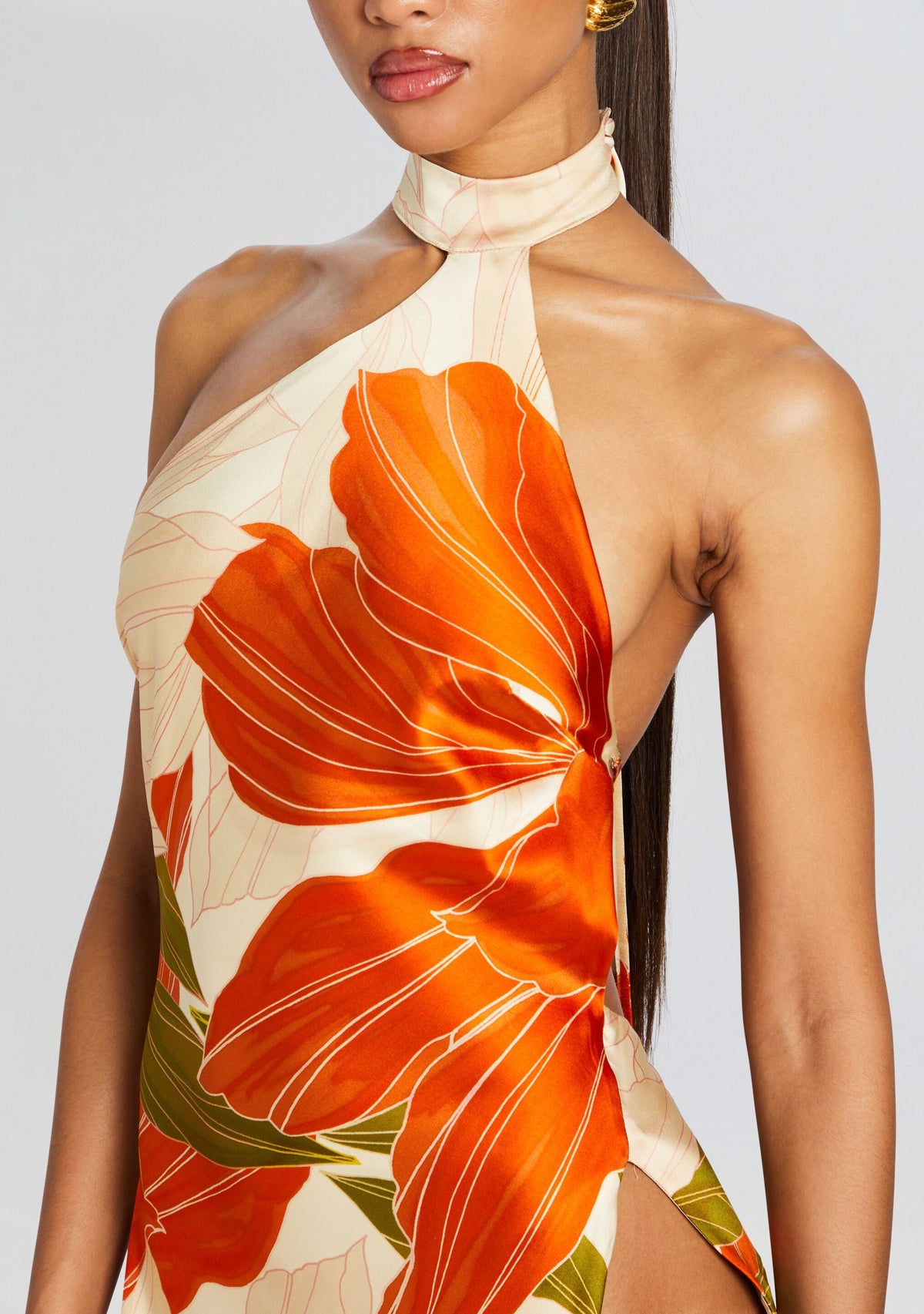 Jagger Dress by retrofête in Neutral Botanical, product image 2