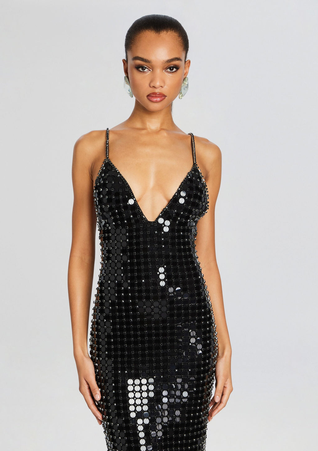 Perri Embellished Dress by retrofête in Black, product image 5