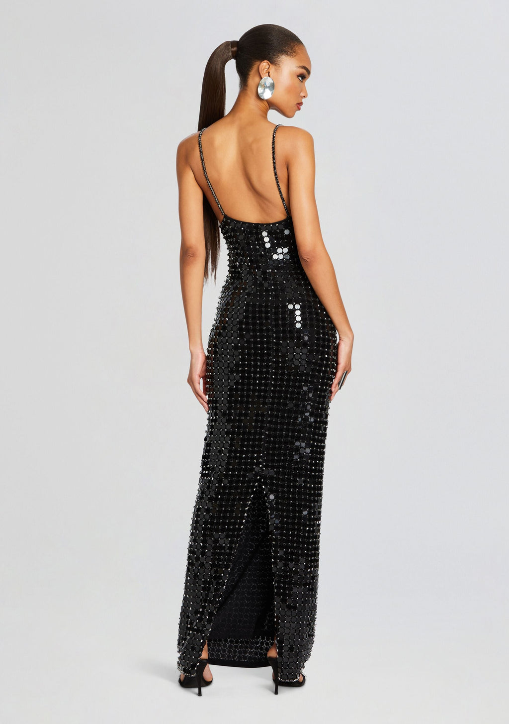 Perri Embellished Dress by retrofête in Black, product image 4