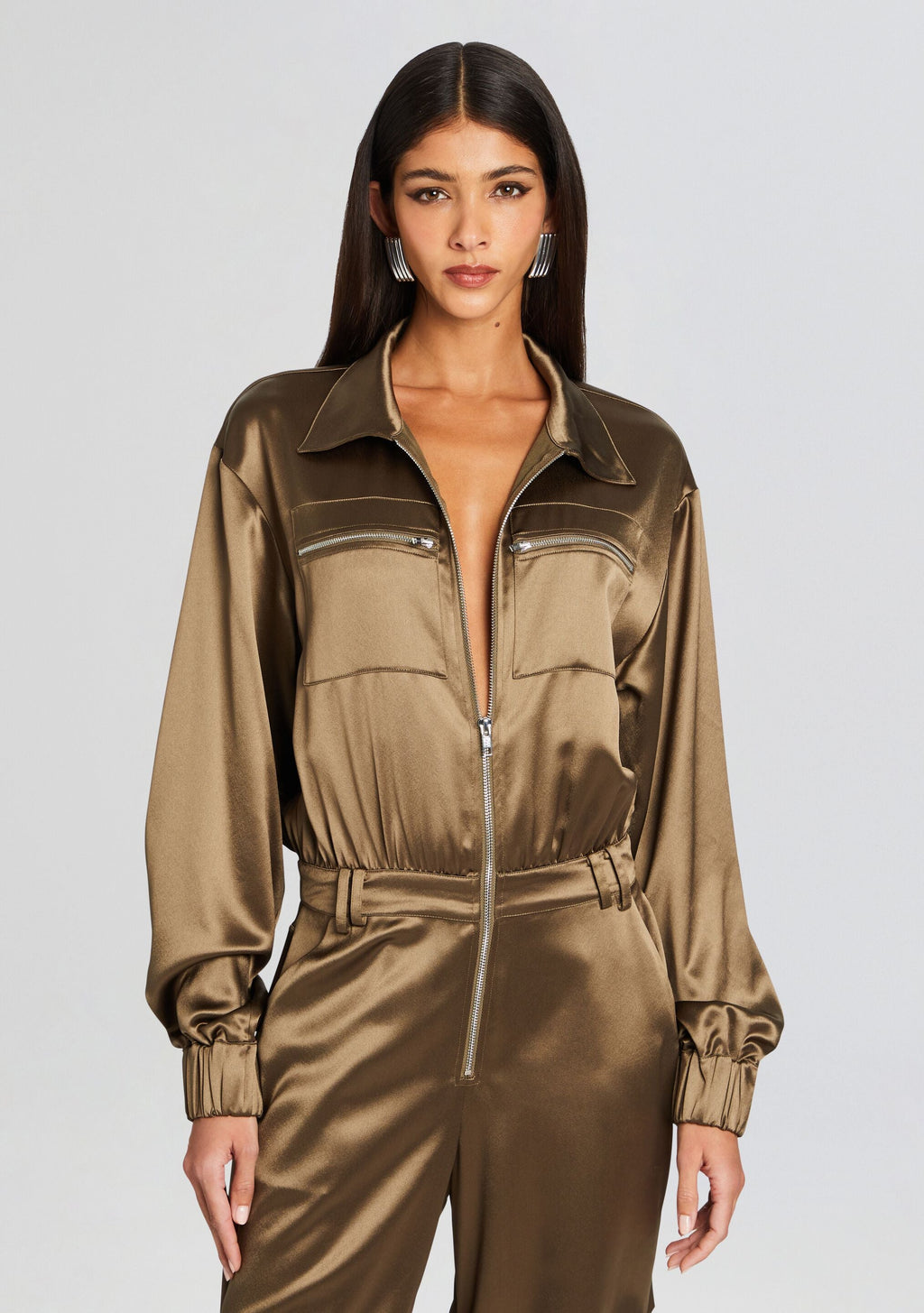 Robin Jumpsuit by retrofête in Military Green, product image 5