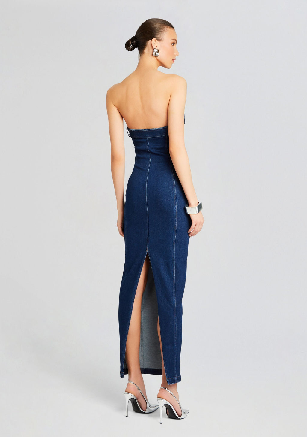 Aaliyah Dress by SEROYA in Deep Sea, product image 4