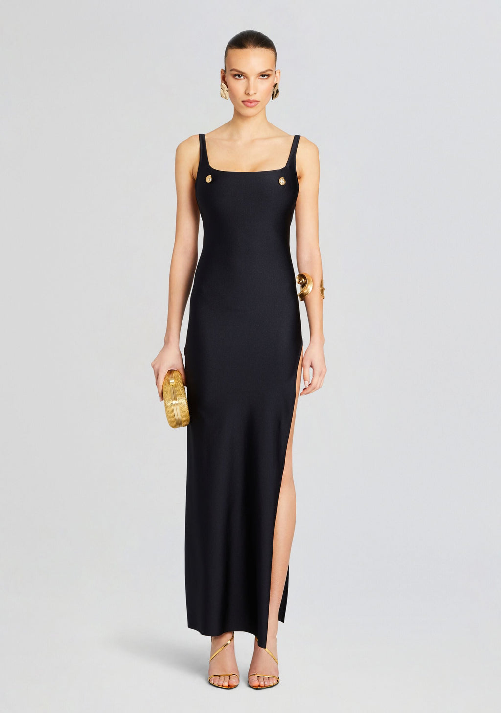 Georgina Maxi Dress by Shani Shemer in Black, product image 1