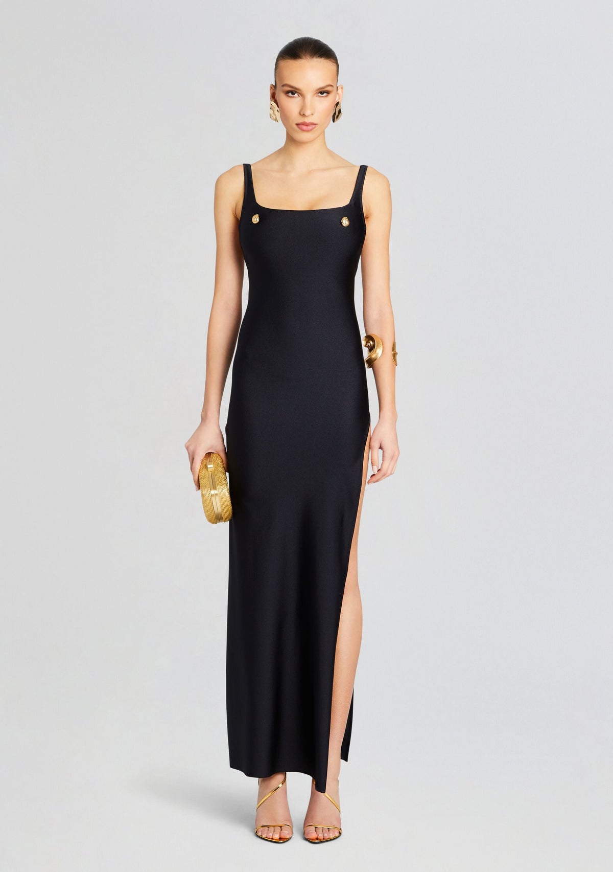 Georgina Maxi Dress by Shani Shemer in Black, product image 1