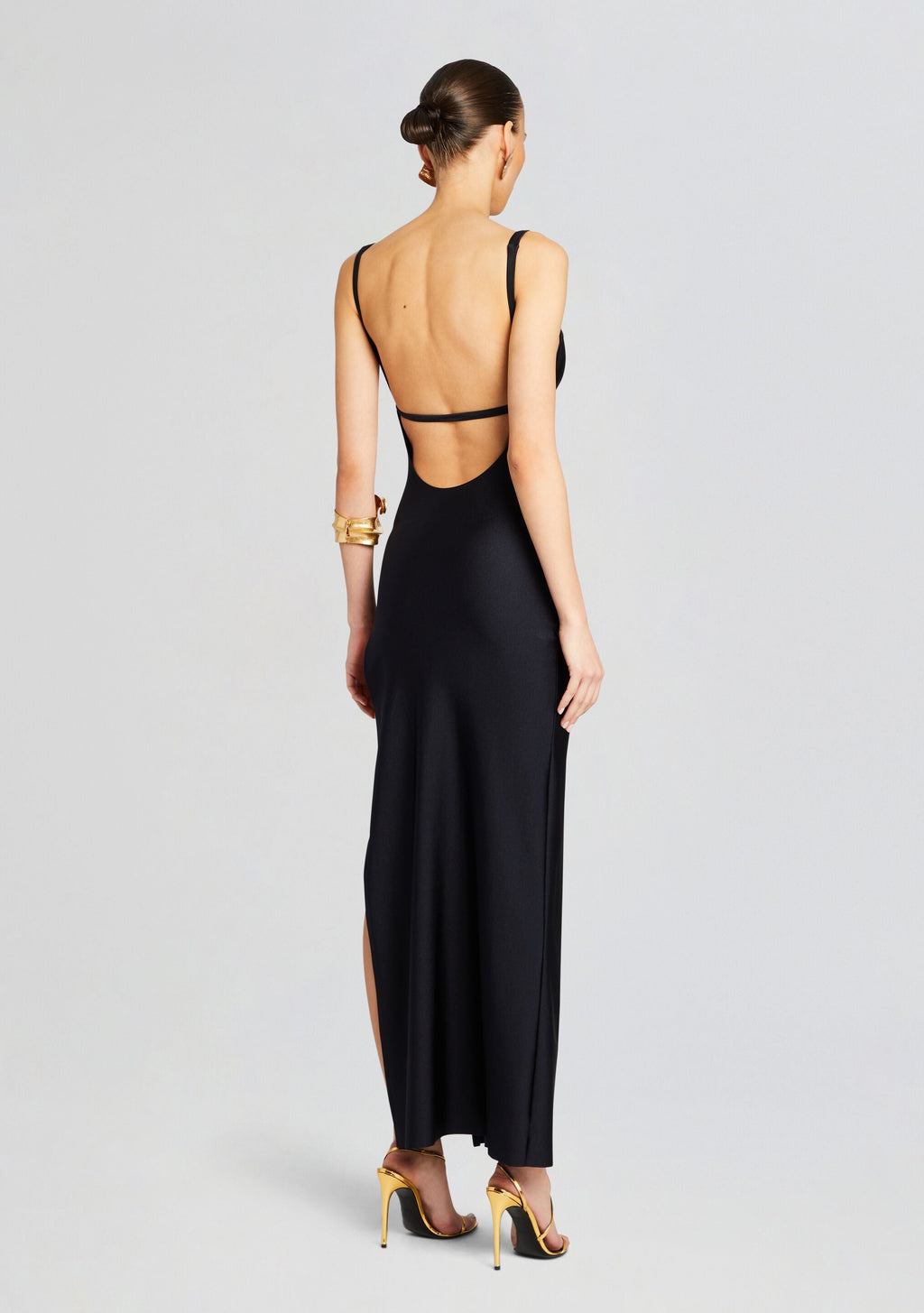 Georgina Maxi Dress by Shani Shemer in Black, product image 4
