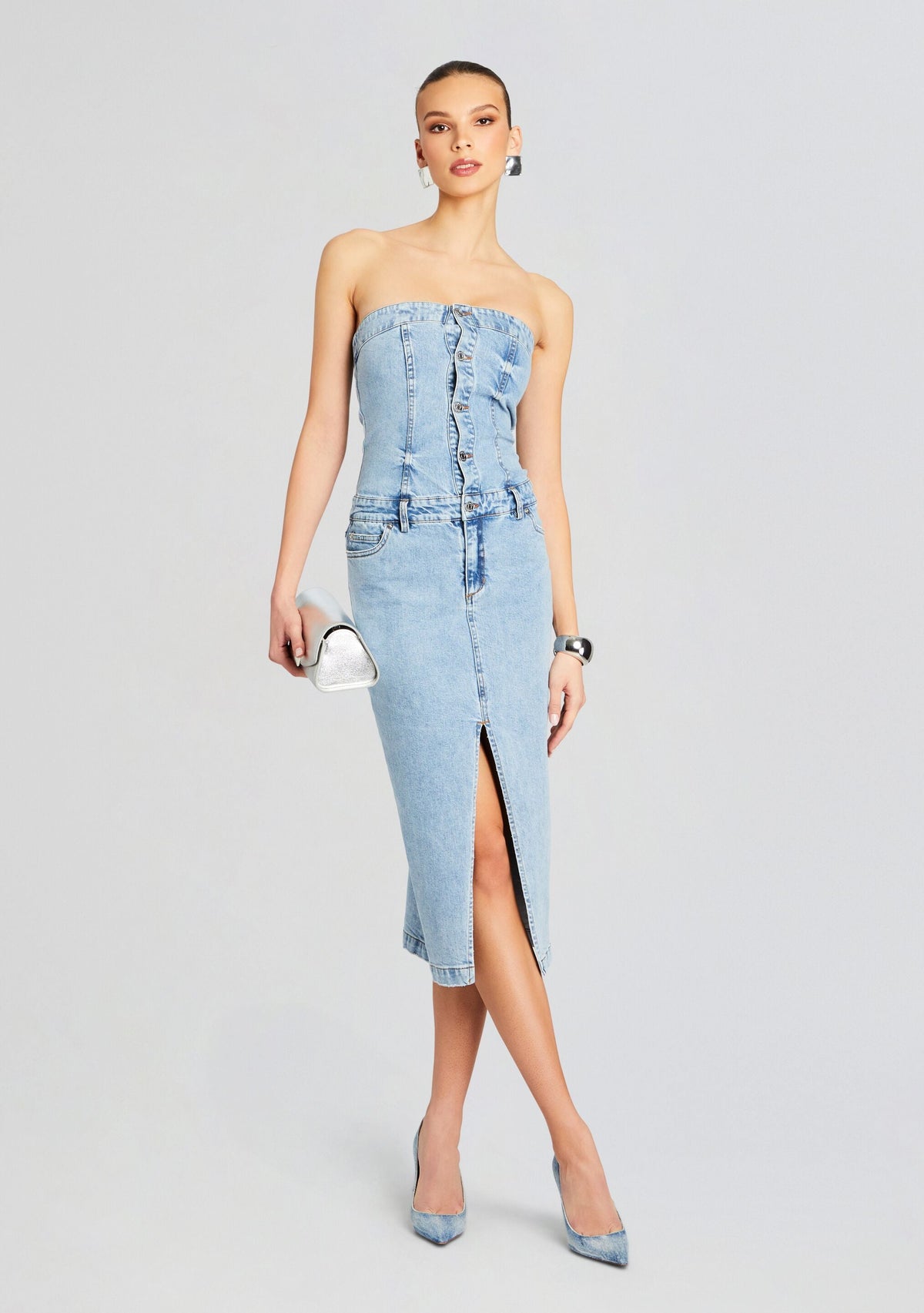 Kelli Dress by SEROYA in Coastline, product image 1