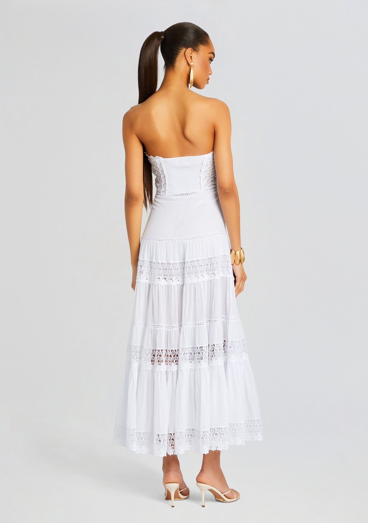 Monnet Long Dress by Charo Ruiz in White, product image 4