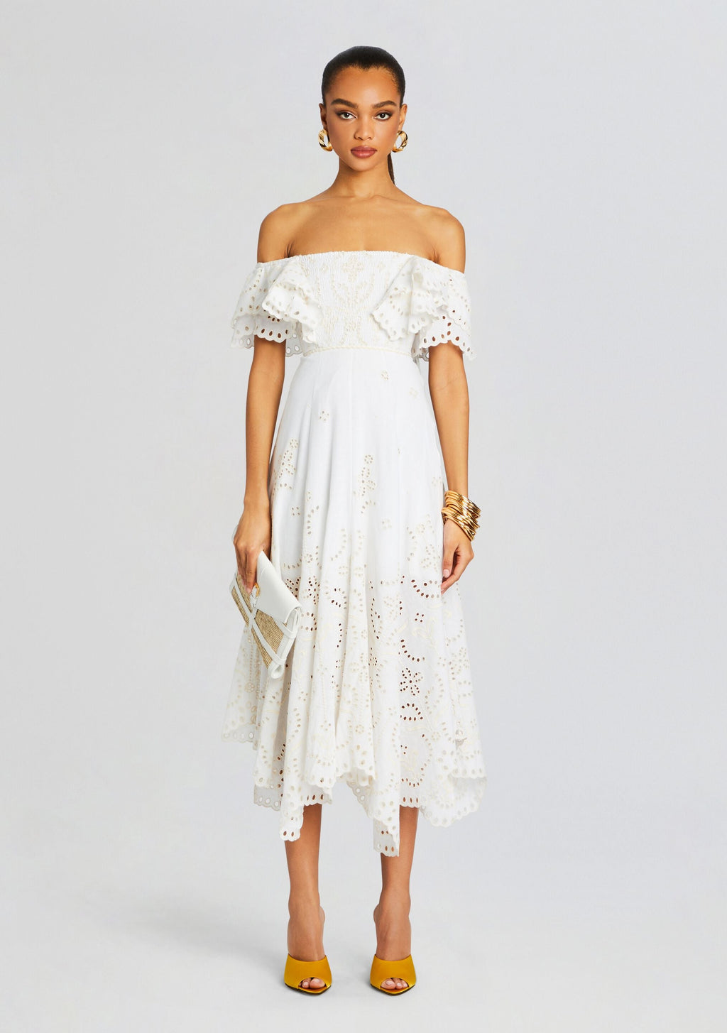 Sheen Long Dress by Charo Ruiz in Ivory Lolita, product image 1