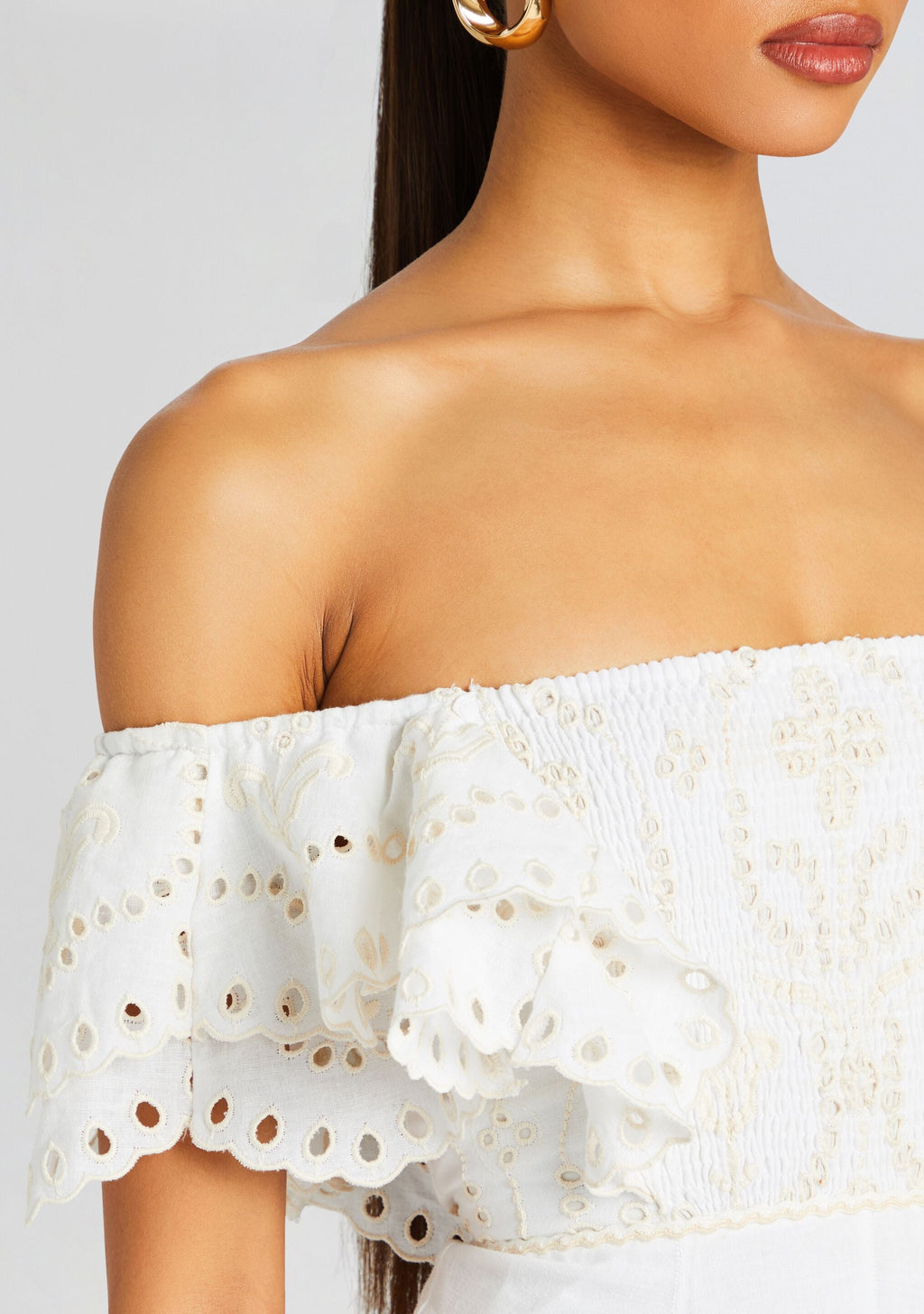Sheen Long Dress by Charo Ruiz in Ivory Lolita, product image 2