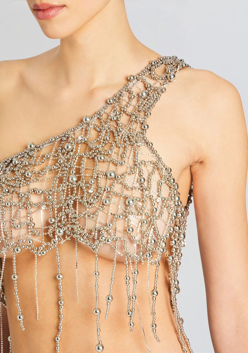 Lucienne Bra Top by retrofête in Silver, product image 2