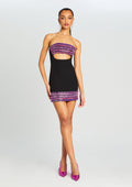 Martini Embellished Dress by retrofête in Black Multi Crystal, product image 1