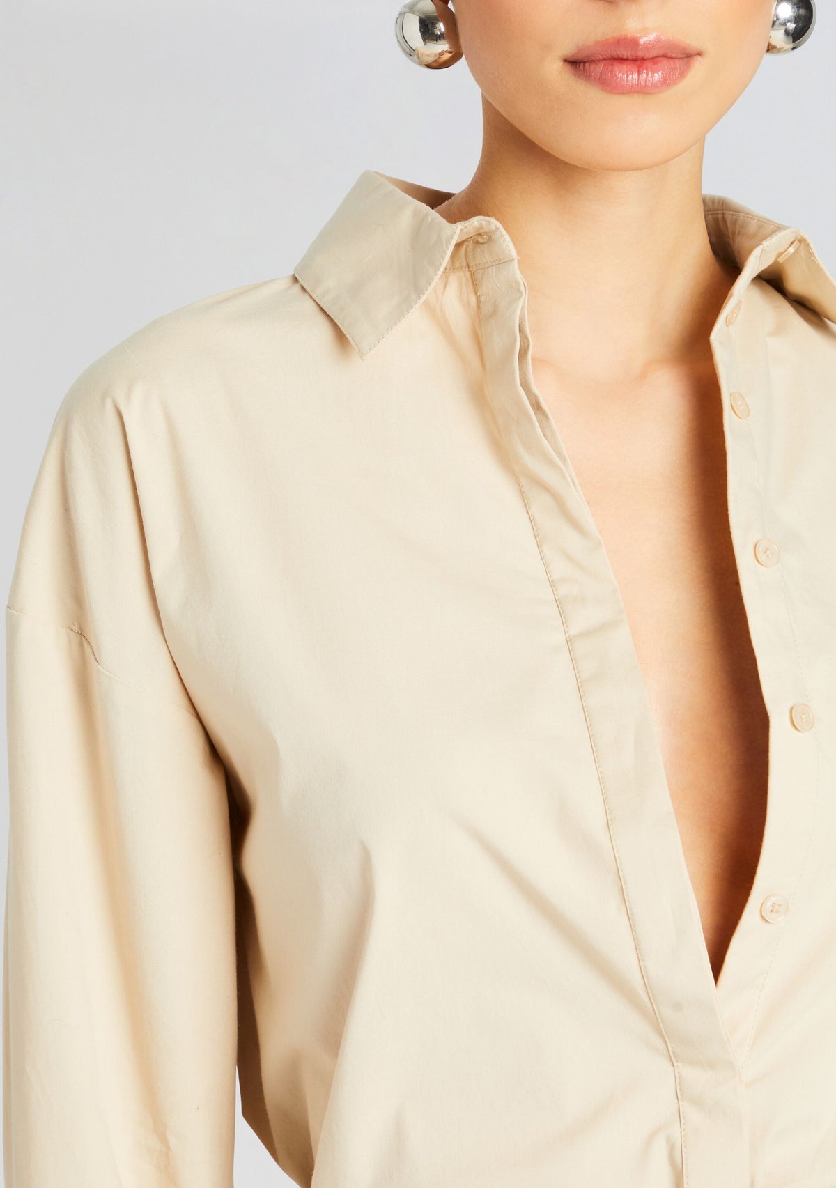 Ozella Shirt by retrofête in Champagne Dust, product image 2