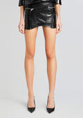 Royce Leather Skirt by retrofête in Black, product image 1