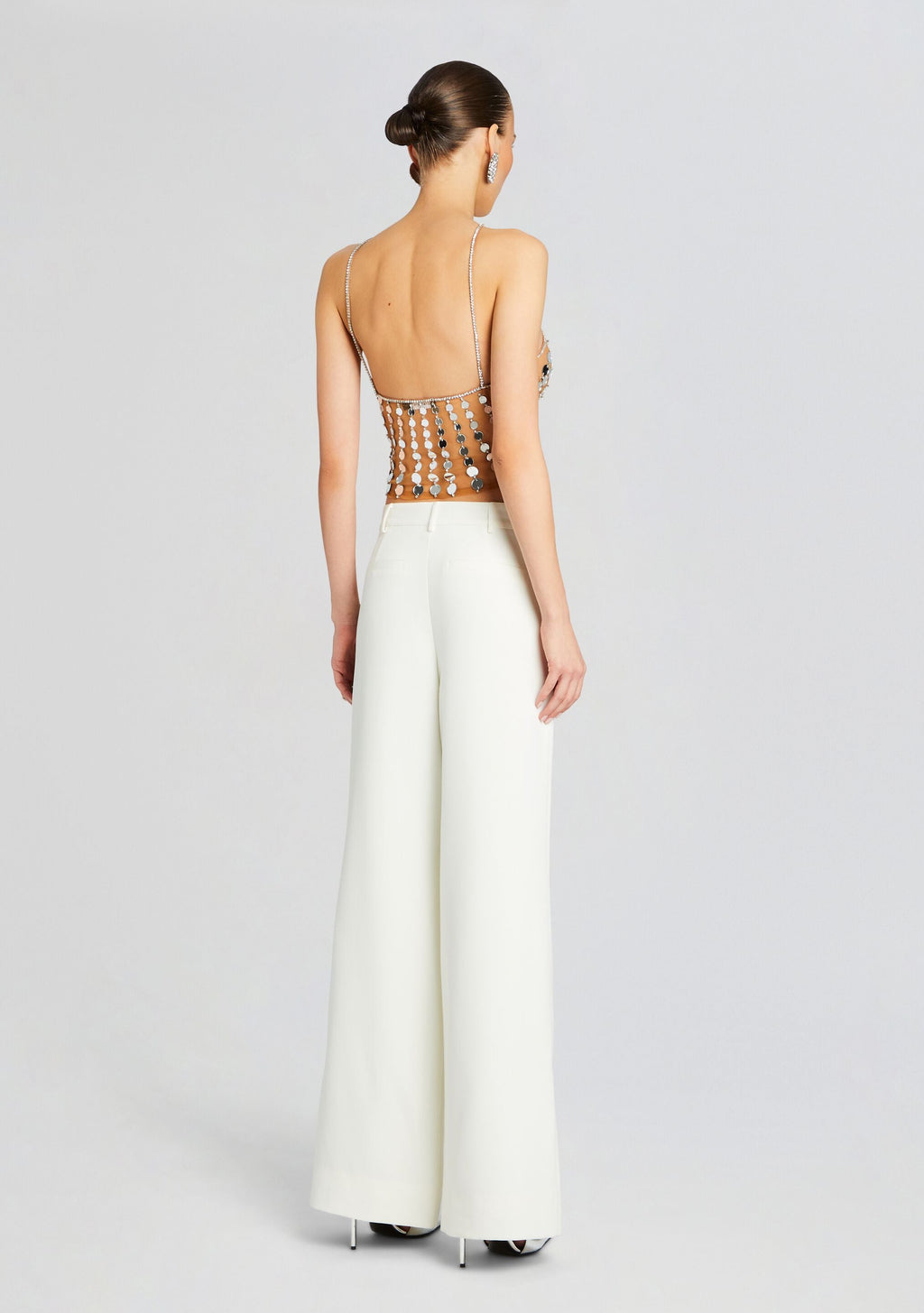 Sabel Embellished Top by retrofête in Tannin/Silver, product image 4