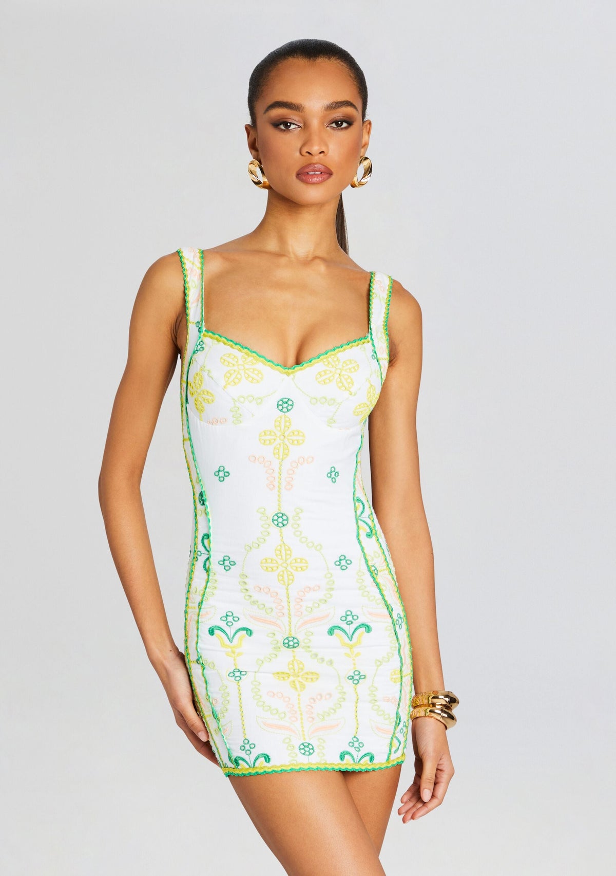 Carole Short Dress by Charo Ruiz in YELLOW LOLITA, product image 5