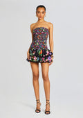 Cusia Short Dress by Charo Ruiz in Black Borbo, product image 1