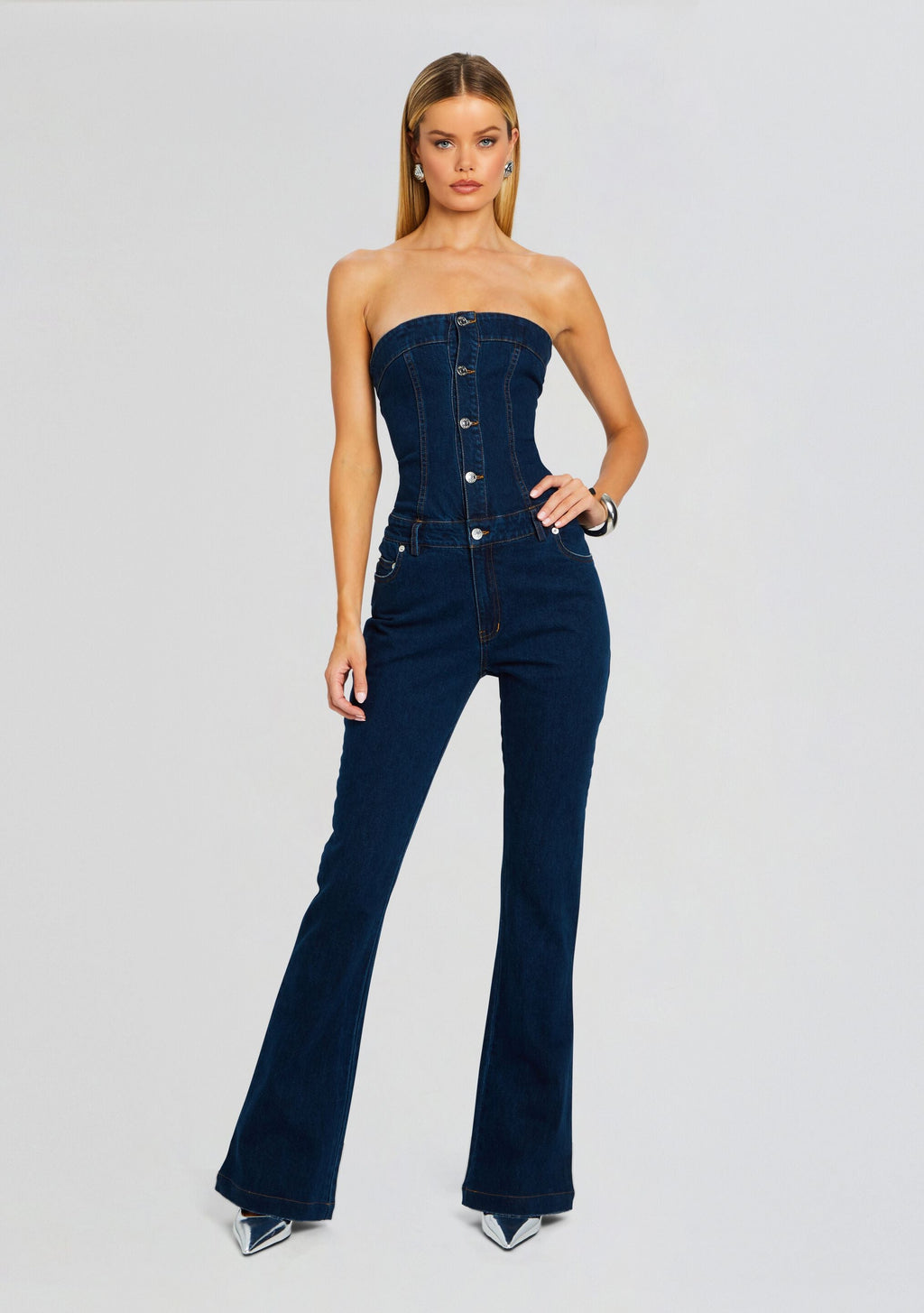 April Jumpsuit by SEROYA in Deep Sea, product image 1