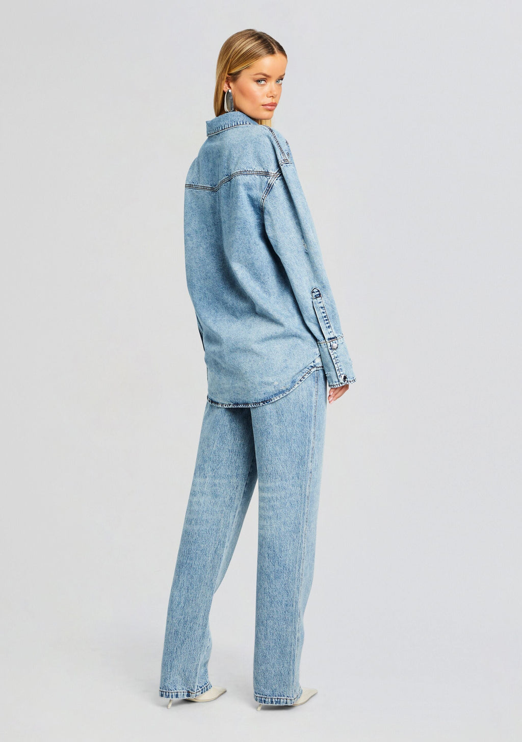 Denise Denim Shirt by retrofête in Tangier, product image 4