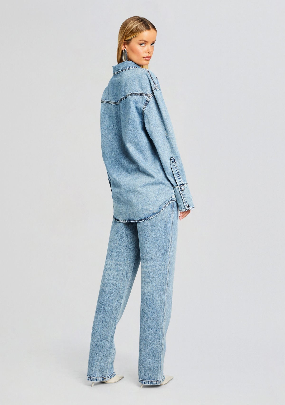 Denise Denim Shirt by retrofête in Tangier, product image 4