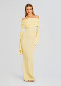 Galleria Maxi Dress by SEROYA in Butter, product image 1