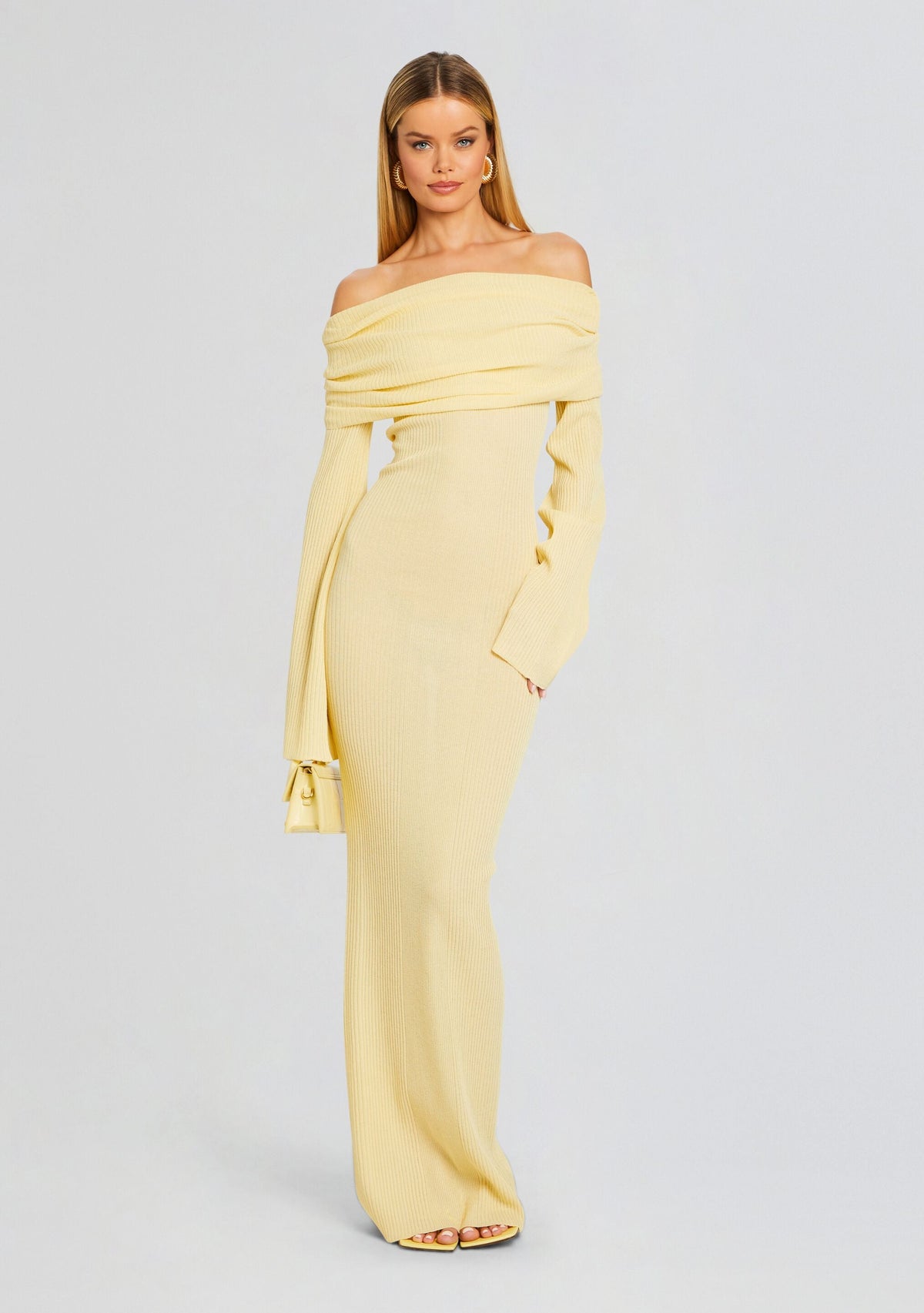 Galleria Maxi Dress by SEROYA in Butter, product image 1