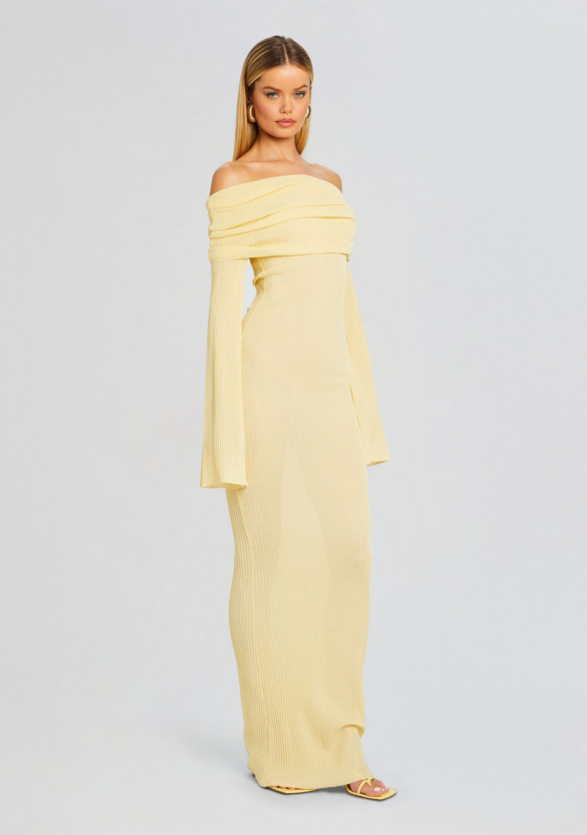 Galleria Maxi Dress by SEROYA in Butter, product image 3
