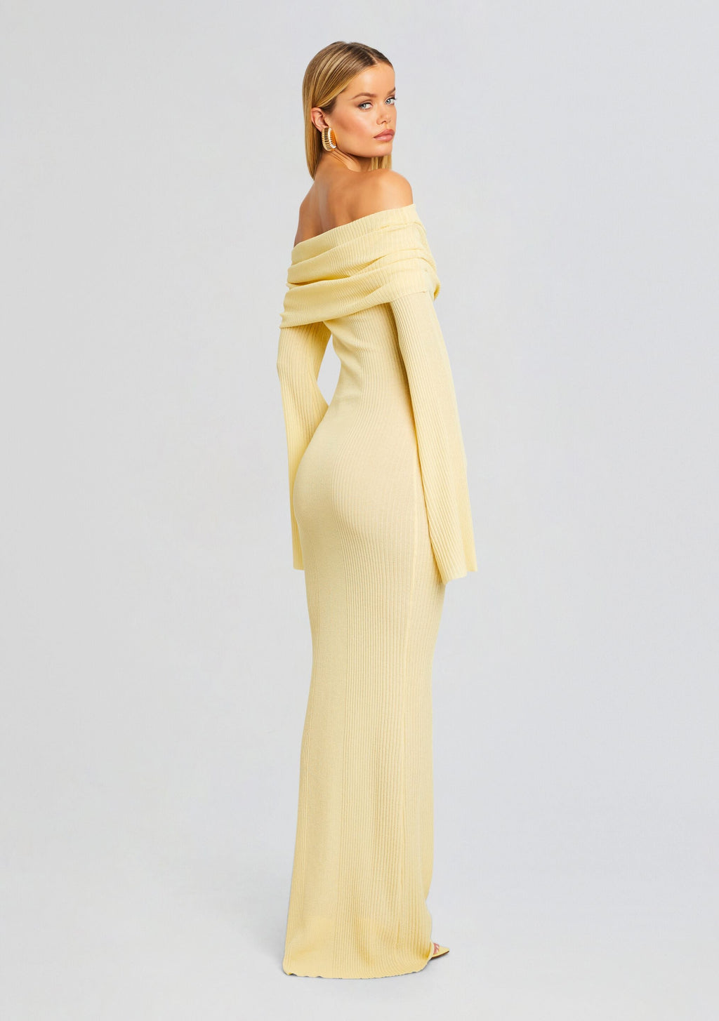 Galleria Maxi Dress by SEROYA in Butter, product image 4