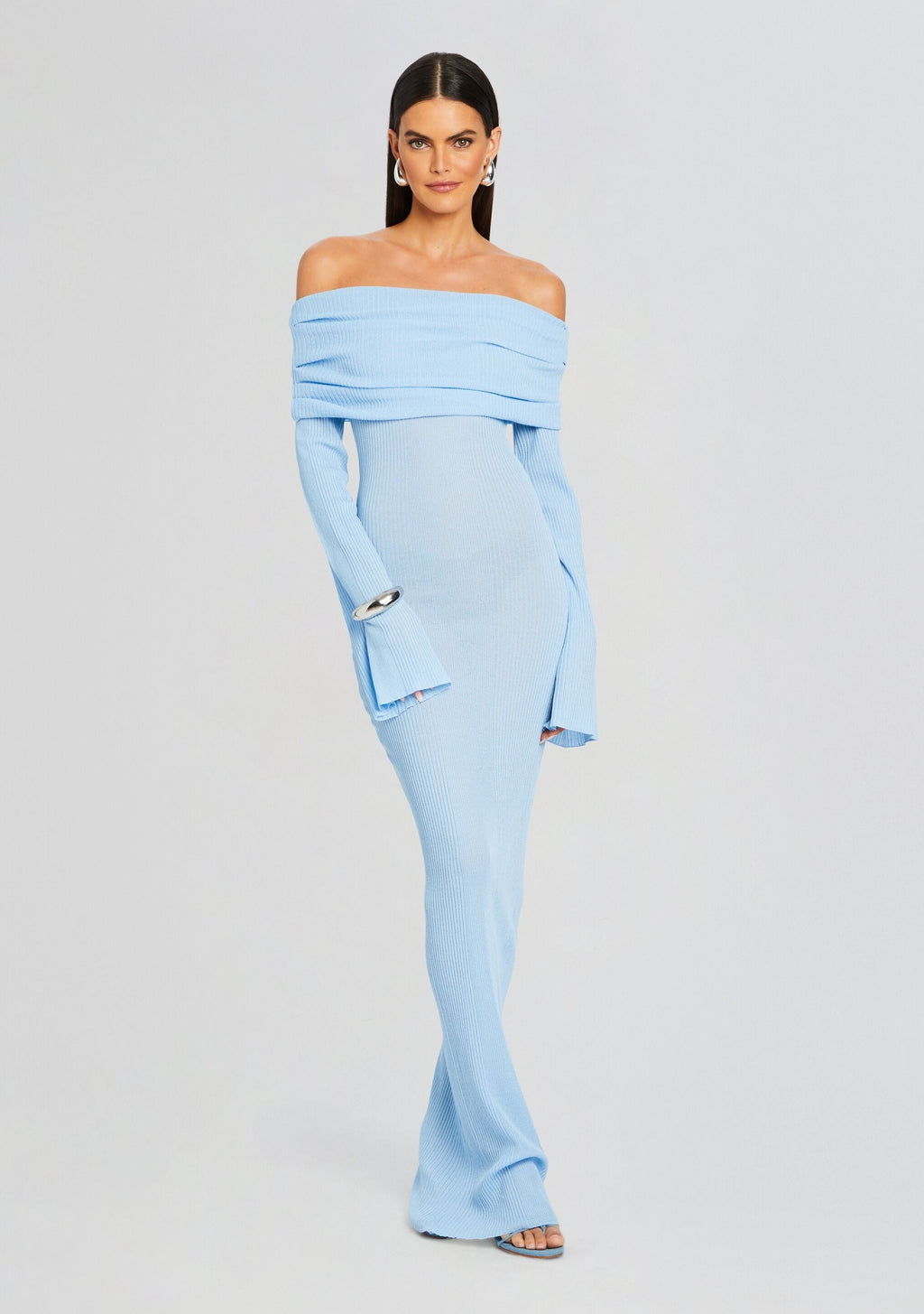 Galleria Maxi Dress by SEROYA in Powder Blue, product image 1