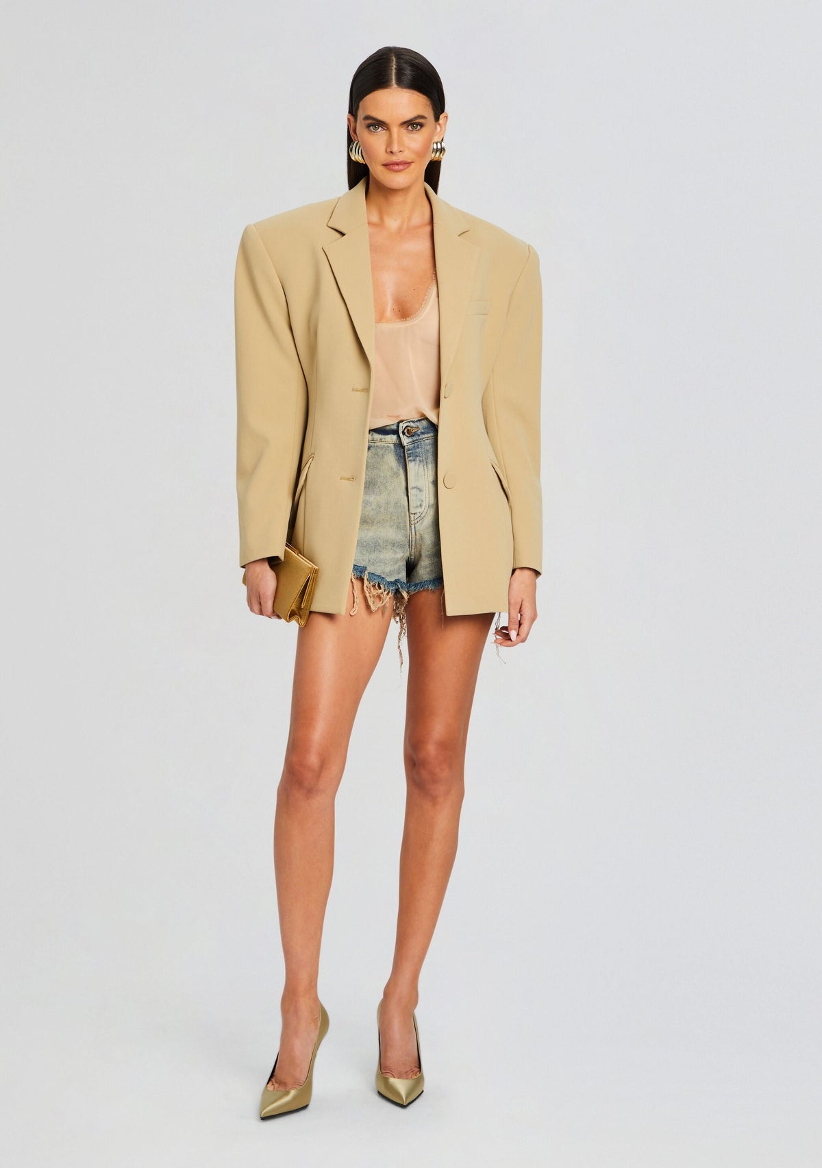 Lucky Denim Short by retrofête in Amalfi, product image 5