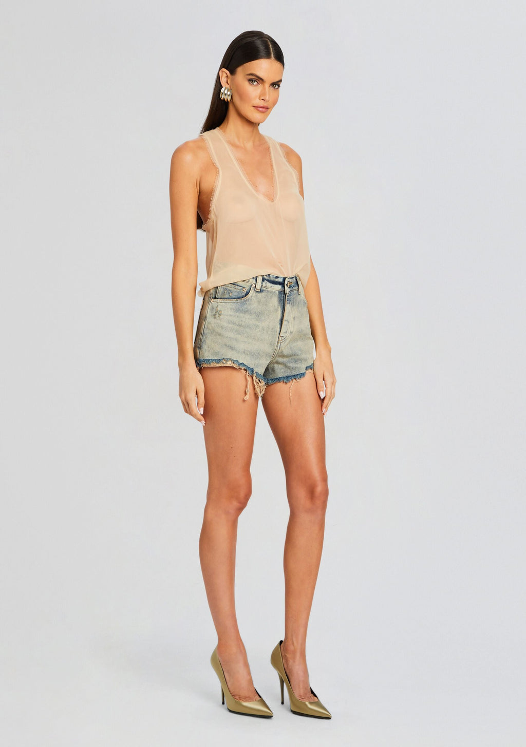 Lucky Denim Short by retrofête in Amalfi, product image 3