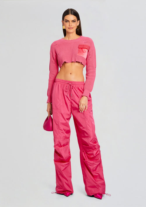 Adelia Cargo Pant by SEROYA in Watermelon, product image 2