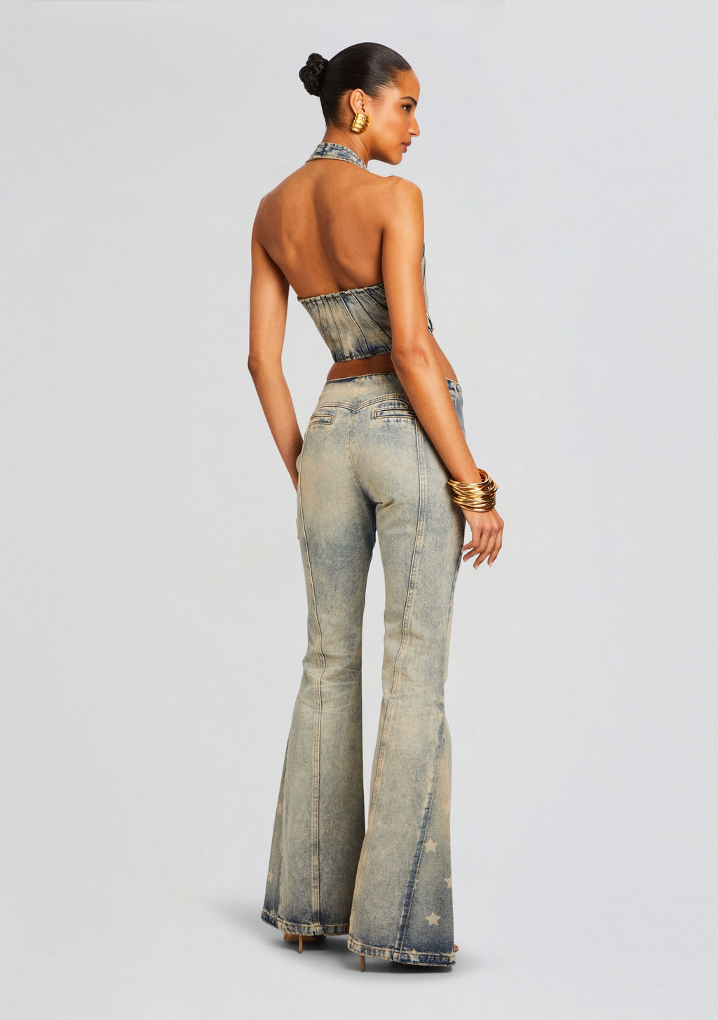 Bandit Denim Top by retrofête in Amalfi, product image 5
