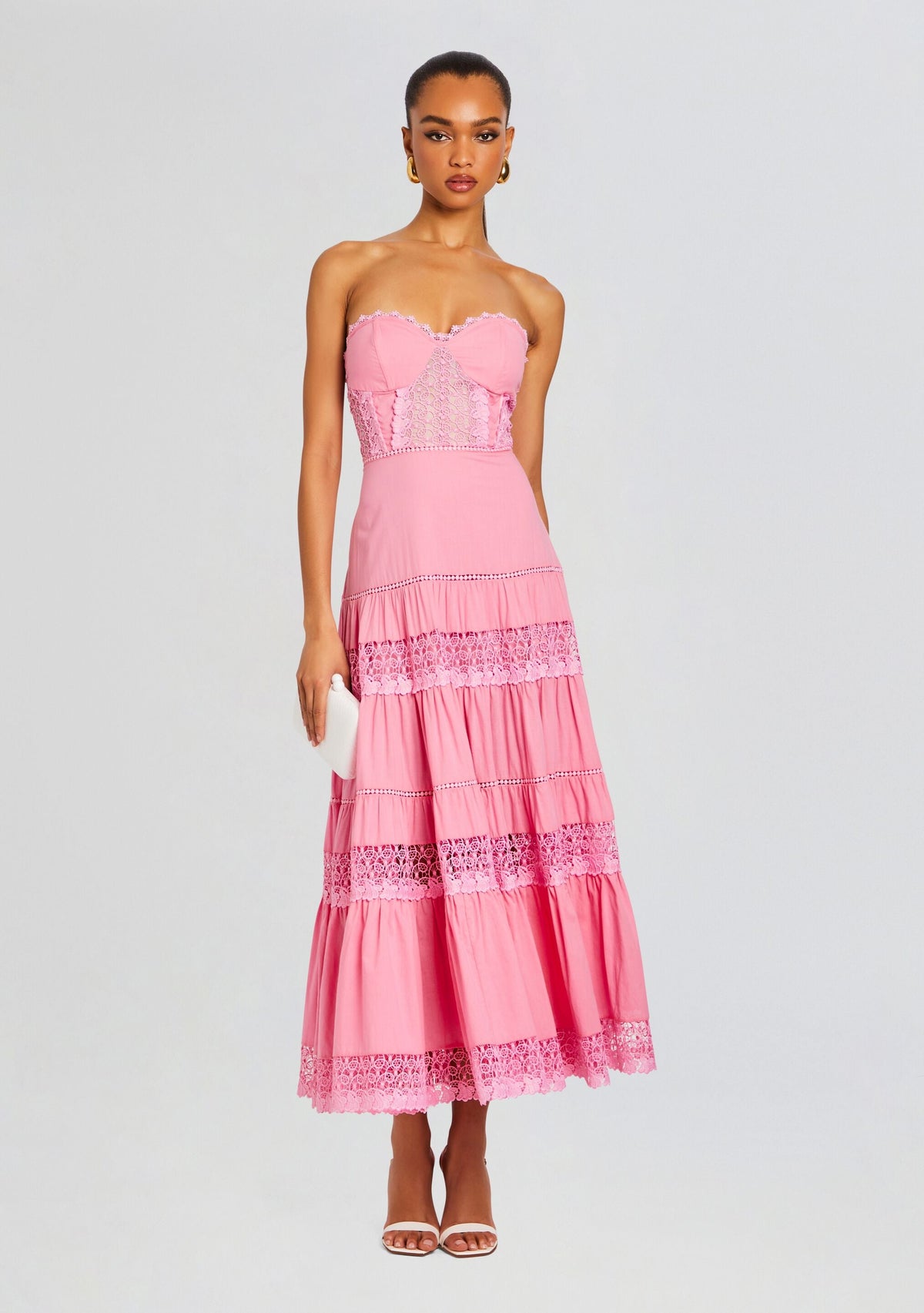 Monnet Long Dress by Charo Ruiz in Rose Quartz, product image 1