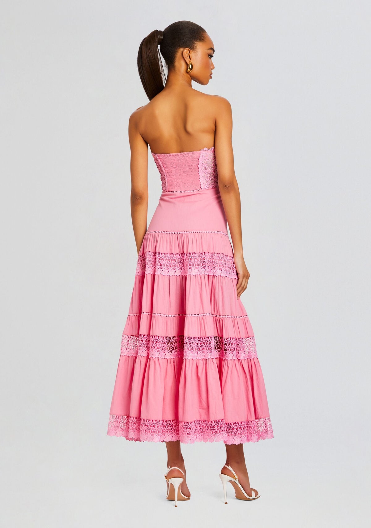 Monnet Long Dress by Charo Ruiz in Rose Quartz, product image 4