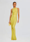 Marsann Embellished Dress by retrofête in Buttercream, product image 1