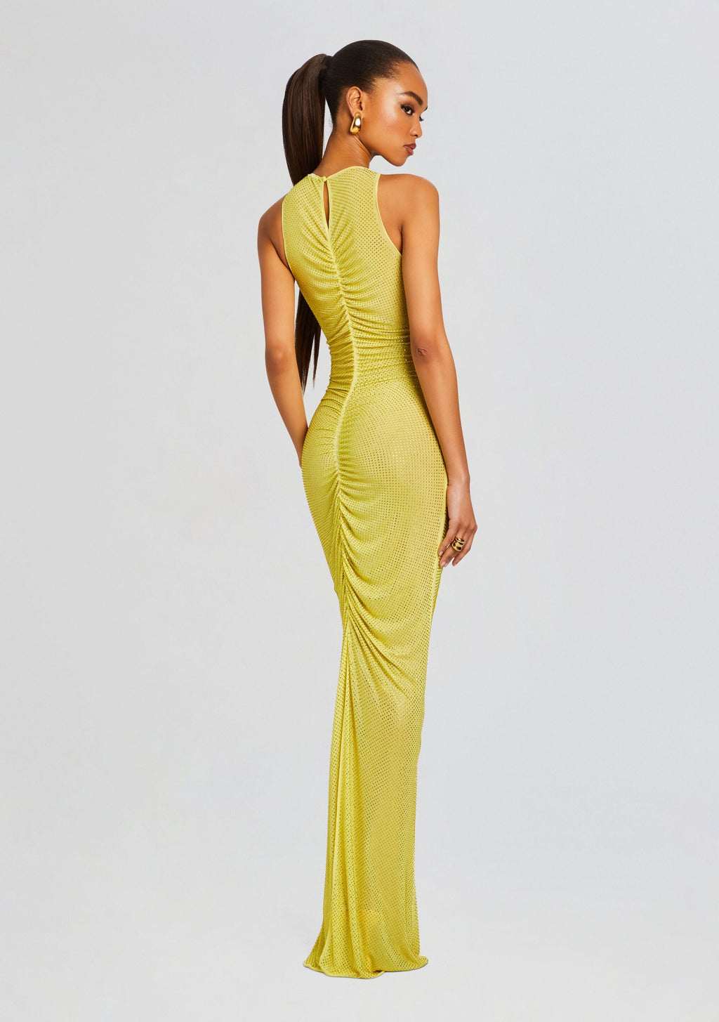 Marsann Embellished Dress by retrofête in Buttercream, product image 4