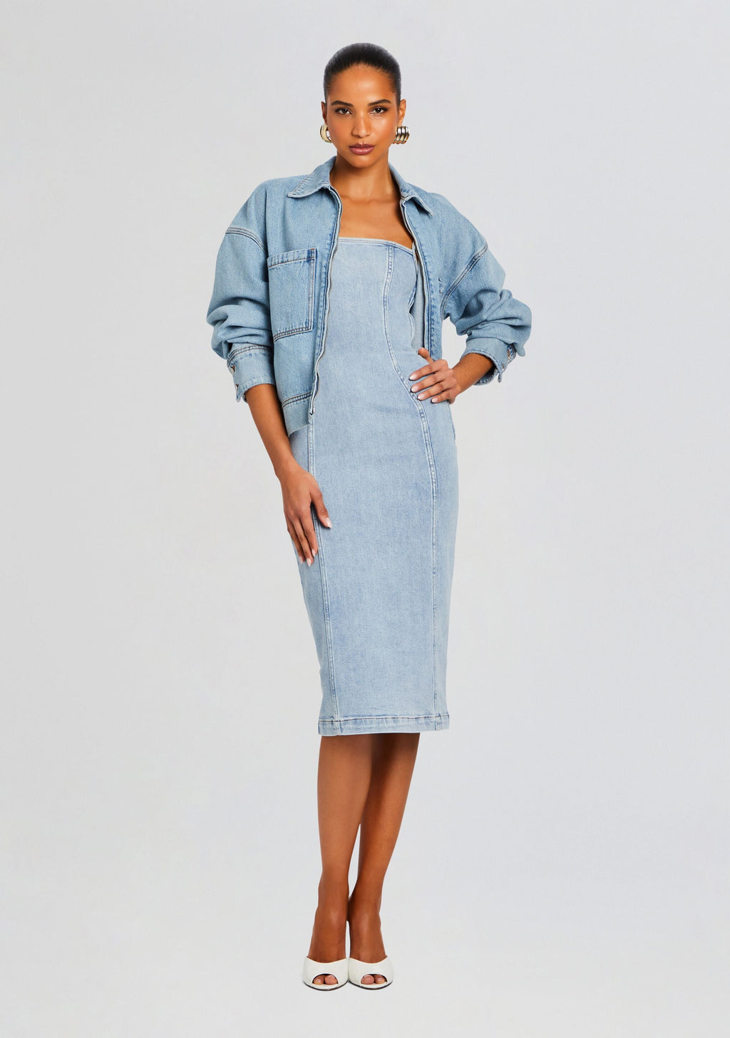 Fran Dress by SEROYA in Coastline, product image 5