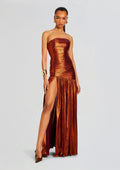 Chantal Dress by retrofête in Rust, product image 1