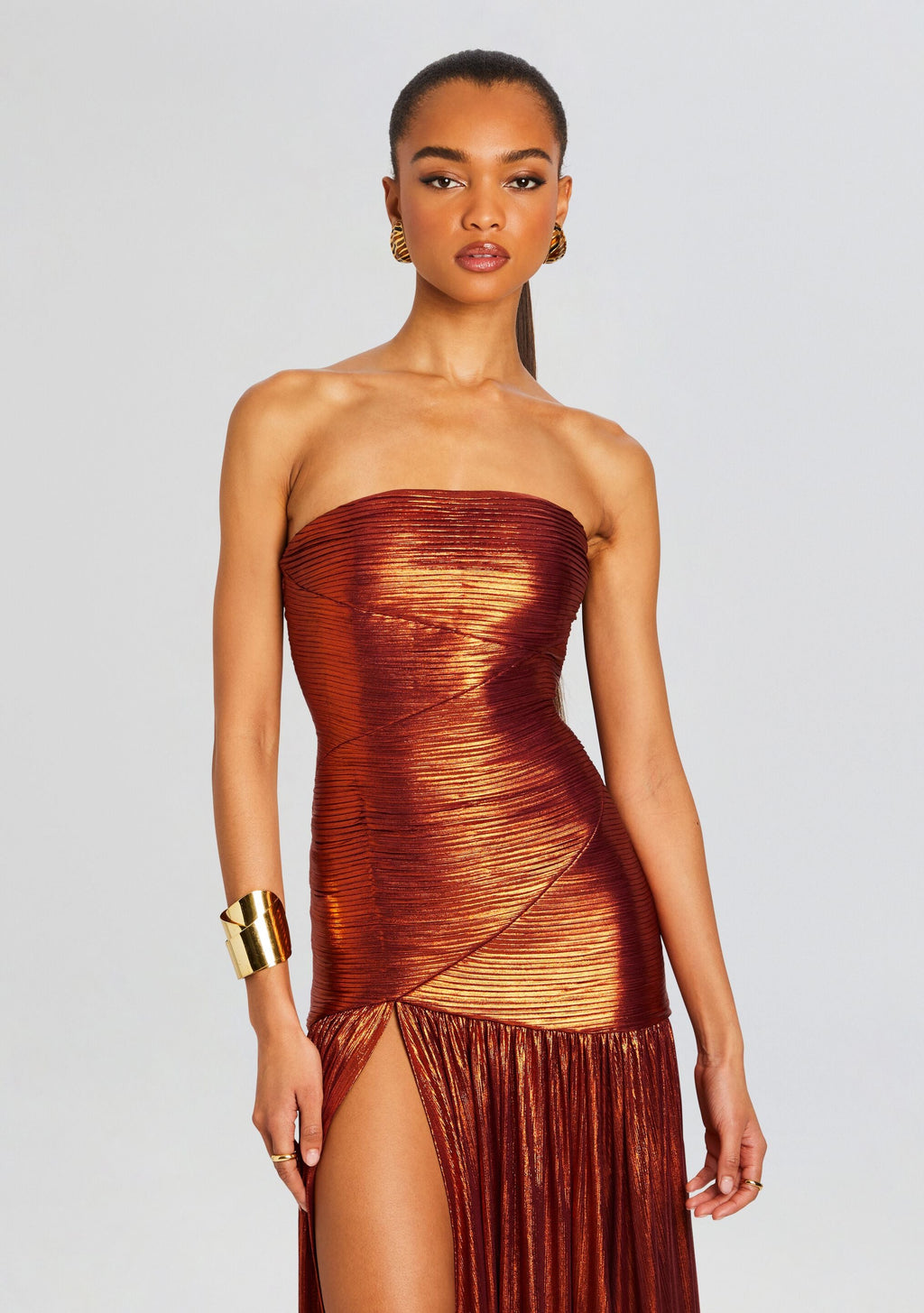 Chantal Dress by retrofête in Rust, product image 5