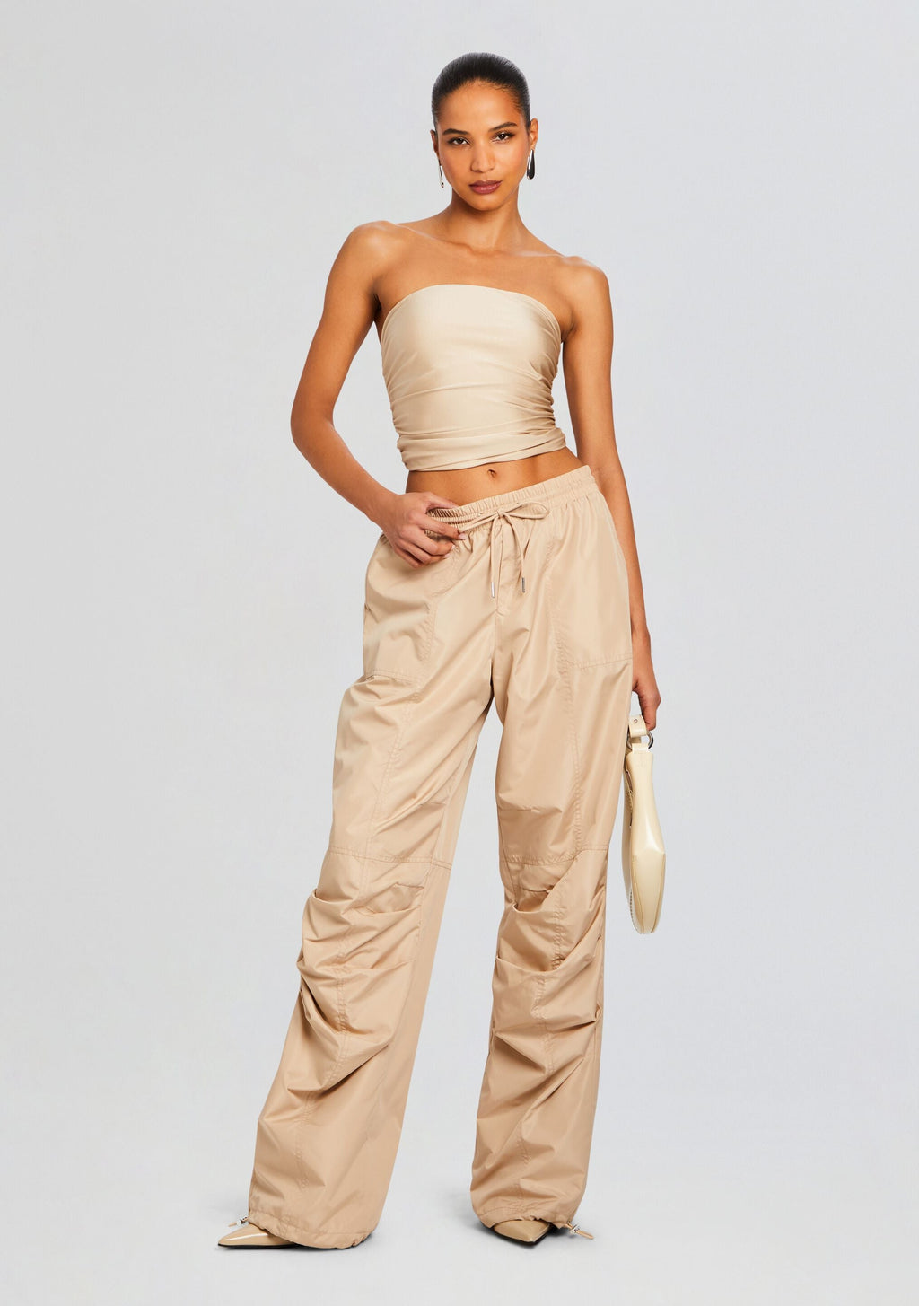 Adelia Ruched Cargo Pant by SEROYA in Oxford, product image 5