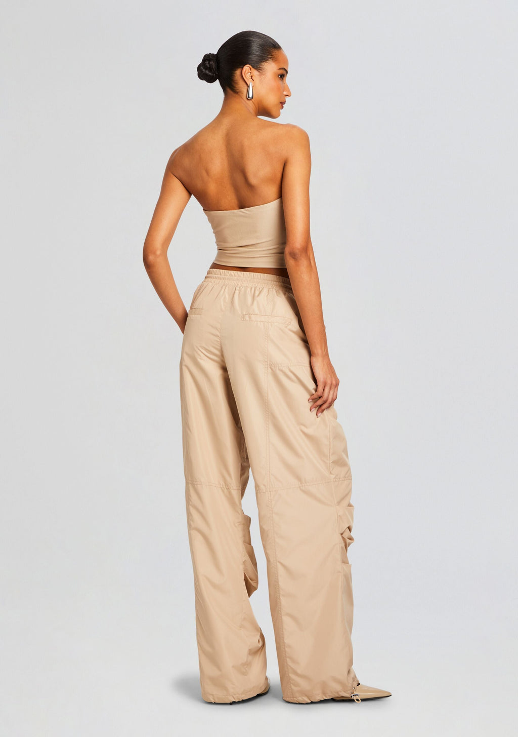 Adelia Ruched Cargo Pant by SEROYA in Oxford, product image 4