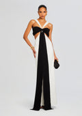 Elizabeth Bowed Evening Gown by Sans Faff in White, product image 1