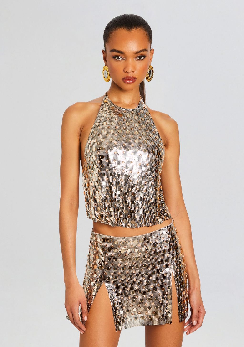 Kylo Top by retrofête in Silver/Gold, product image 1