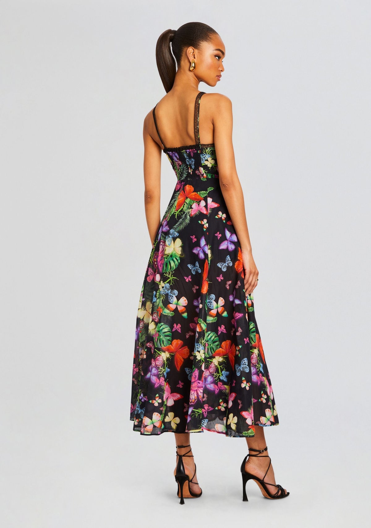 Iraso Long Dress by Charo Ruiz in Black Borbo, product image 4