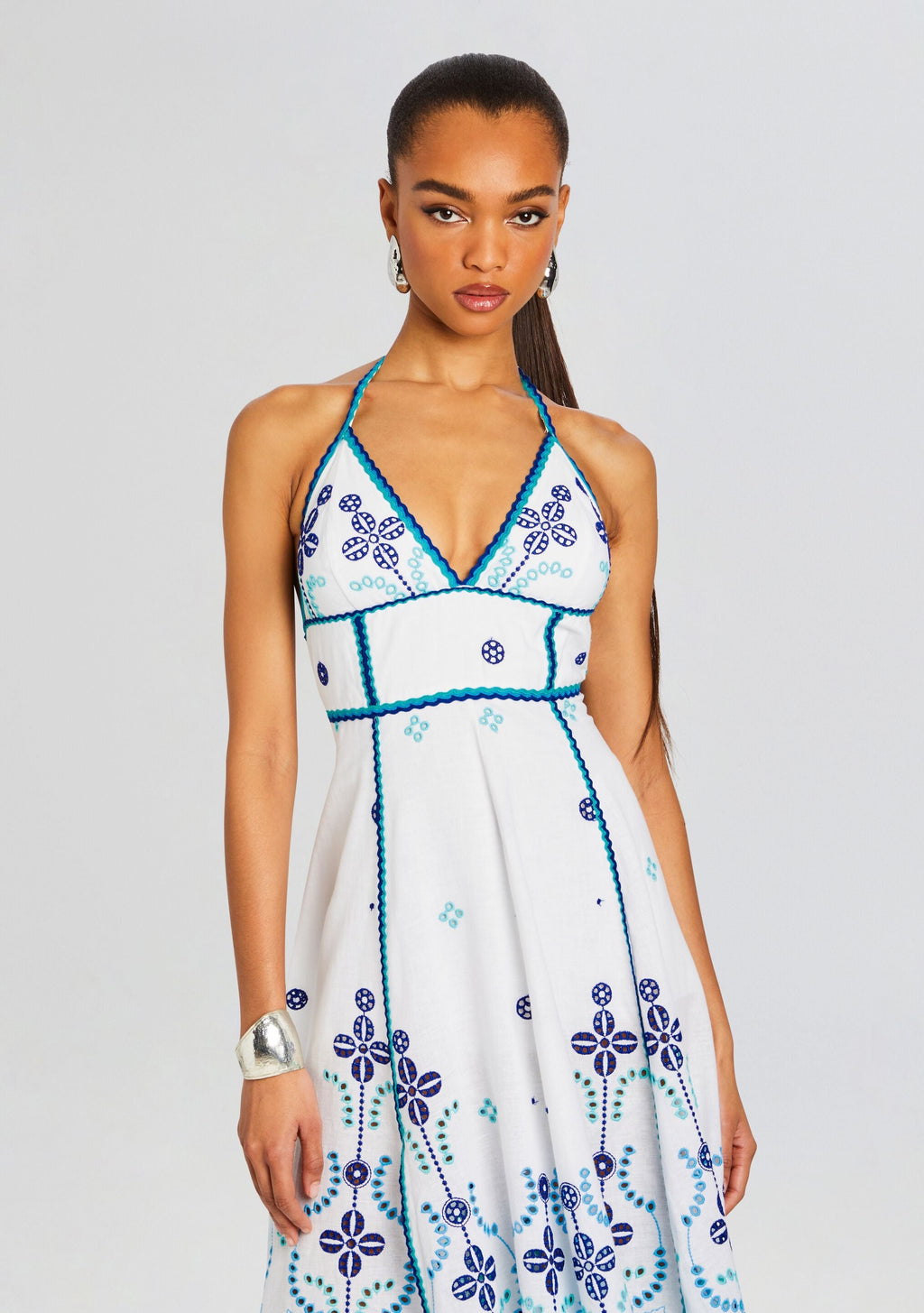 Jodie Long Dress by Charo Ruiz in Blue Lolita, product image 5