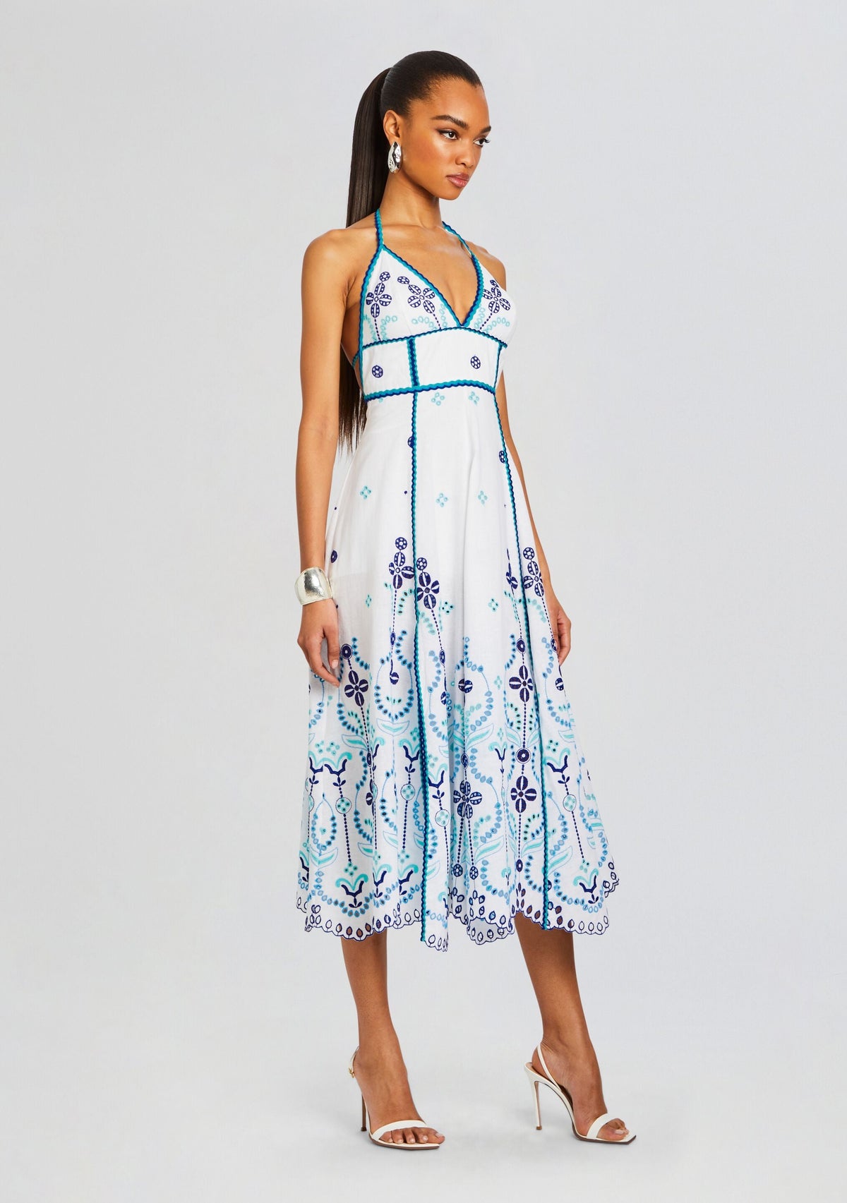 Jodie Long Dress by Charo Ruiz in Blue Lolita, product image 3