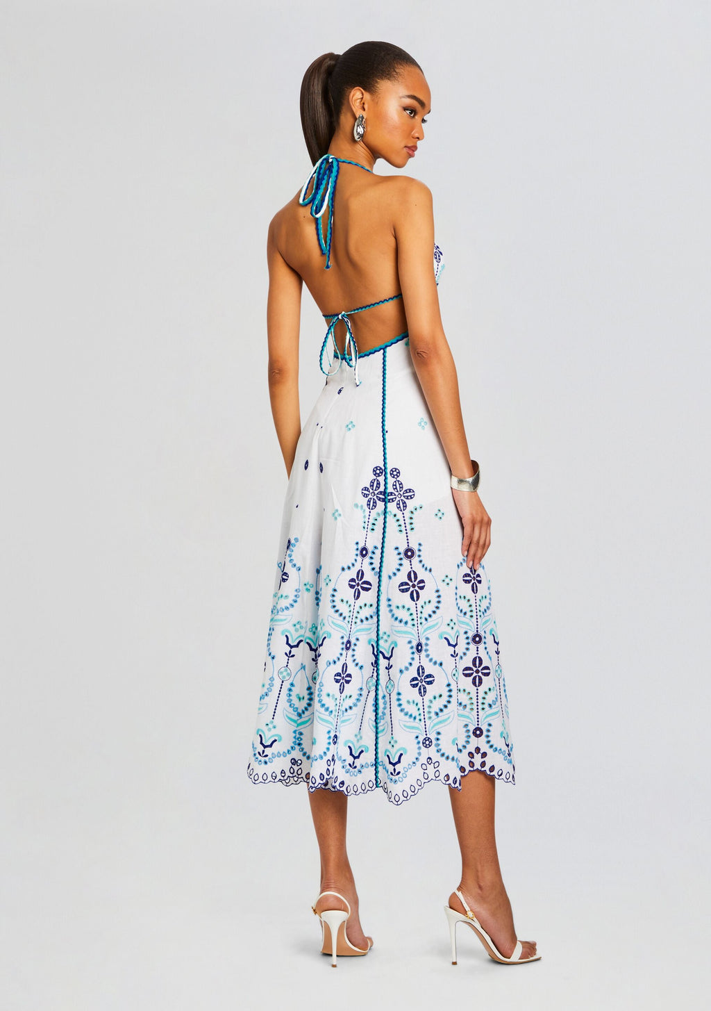 Jodie Long Dress by Charo Ruiz in Blue Lolita, product image 4