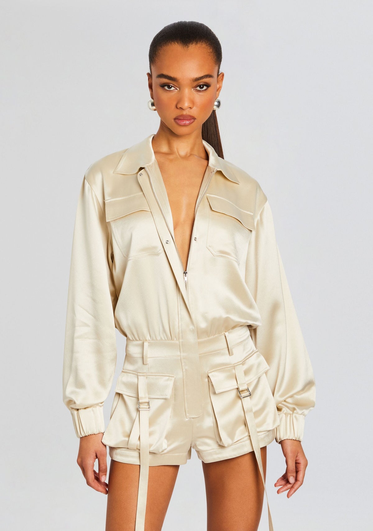 Rosanna Romper by retrofête in Champagne, product image 5