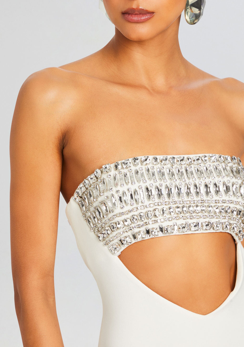 Swan Dress by retrofête in White/Silver, product image 2