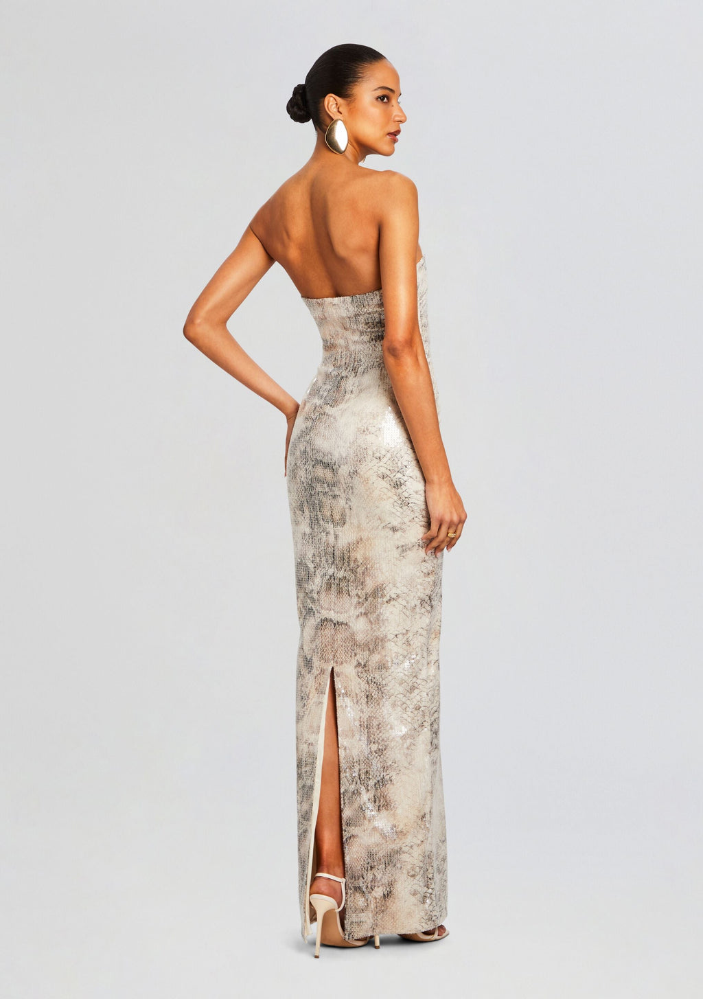 Winslow Sequin Dress by retrofête in Vintage Snake, product image 4